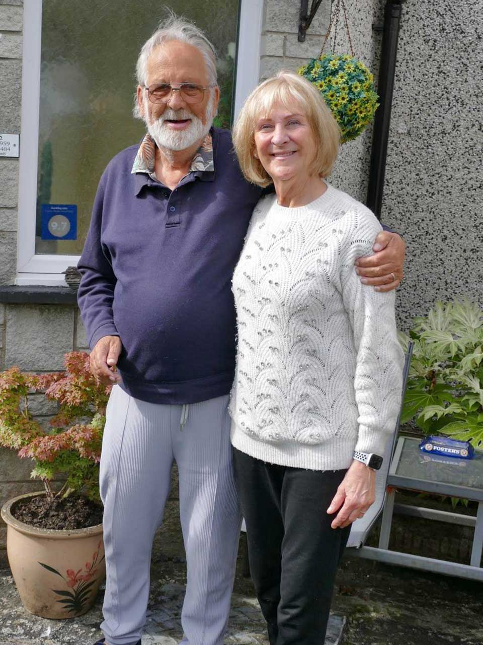 Barry and Beryl at Gwynfa Bed & Breakfast in Porthmadog